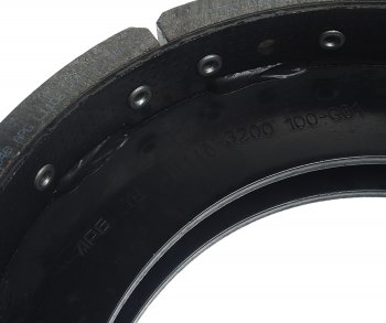 6 999 р. Колодки тормозные JAC N75 задние барабанные (1шт.) (верхняя) OE JAC n900-3501070b  с доставкой в г. Кемерово. Увеличить фотографию 3