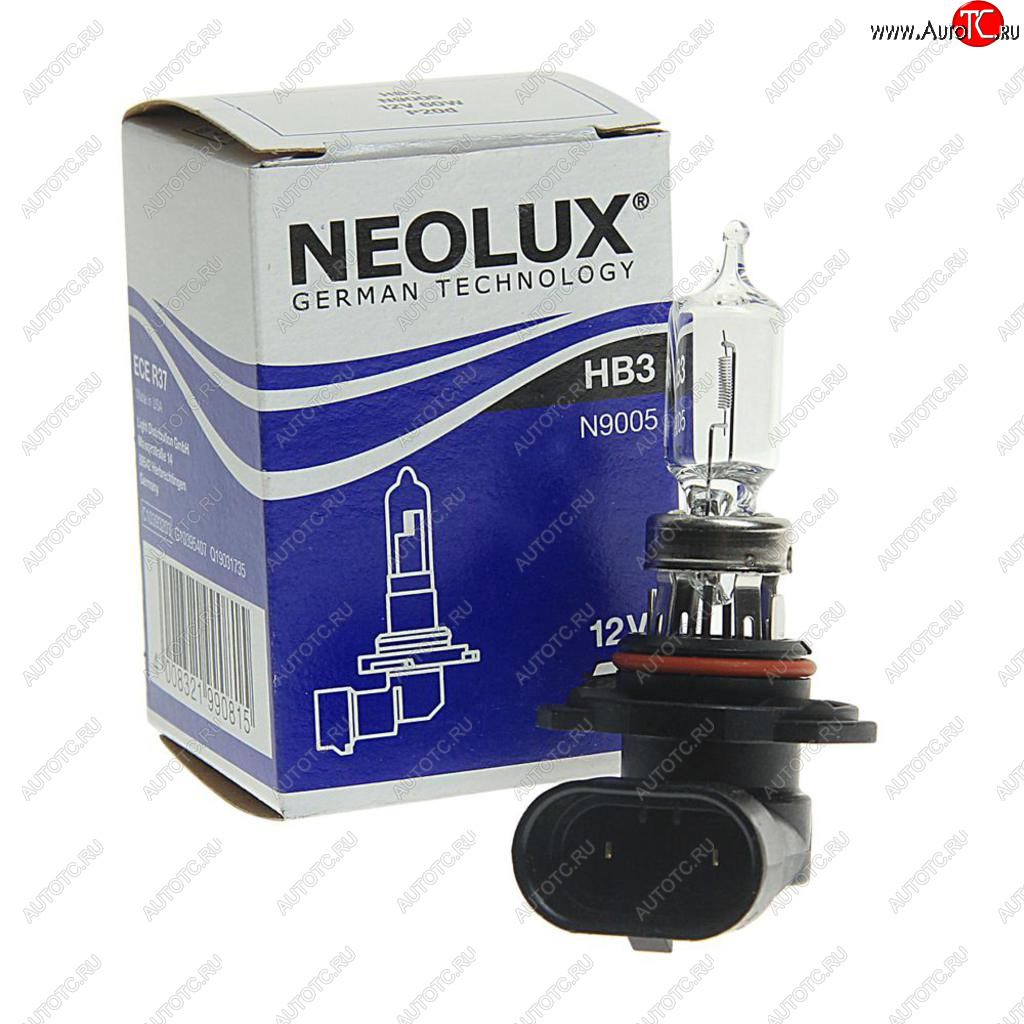 519 р. Лампа 12V HB3 60W P20d 3200K 1860лм Standard NEOLUX NEOLUX n9005  с доставкой в г. Кемерово