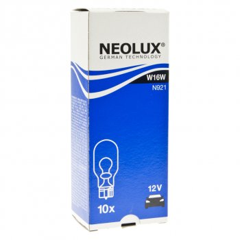 57 р. Лампа 12V W16W W2.1x9.5d Standard NEOLUX NEOLUX n921  с доставкой в г. Кемерово. Увеличить фотографию 3