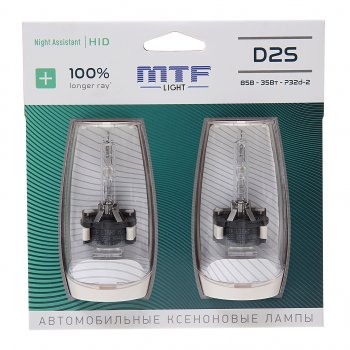 5 699 р. Лампа ксеноновая D2S 4600K бокс (2шт.) MTF MTF nabd2s  с доставкой в г. Кемерово. Увеличить фотографию 1