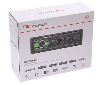 2 699 р. Магнитола автомобильная 1DIN NAKAMICHI NAKAMICHI nak-nq513bg  с доставкой в г. Кемерово. Увеличить фотографию 4