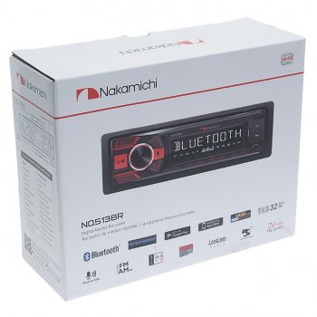 2 699 р. Магнитола автомобильная 1DIN NAKAMICHI NAKAMICHI nak-nq513br  с доставкой в г. Кемерово. Увеличить фотографию 4