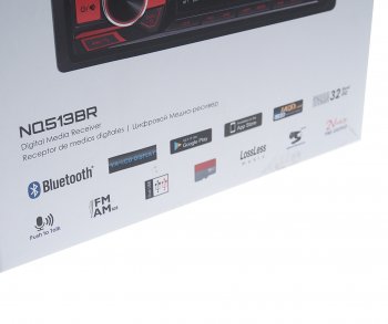 2 699 р. Магнитола автомобильная 1DIN NAKAMICHI NAKAMICHI nak-nq513br  с доставкой в г. Кемерово. Увеличить фотографию 5