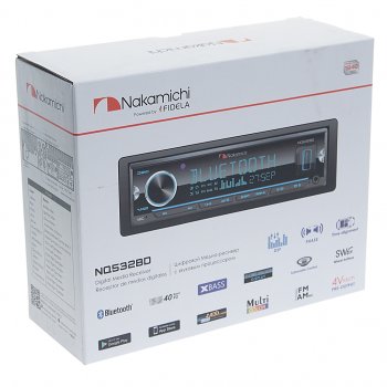 6 199 р. Магнитола автомобильная 1DIN NAKAMICHI NAKAMICHI nak-nq532bd  с доставкой в г. Кемерово. Увеличить фотографию 4