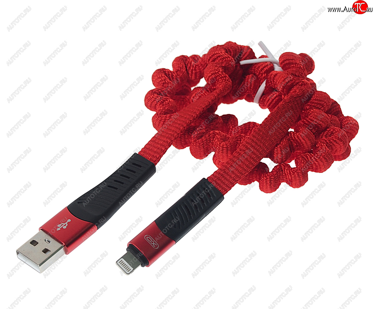 549 р. Кабель iPhone (5-) 1.2м красный XO XO nb127 red  с доставкой в г. Кемерово