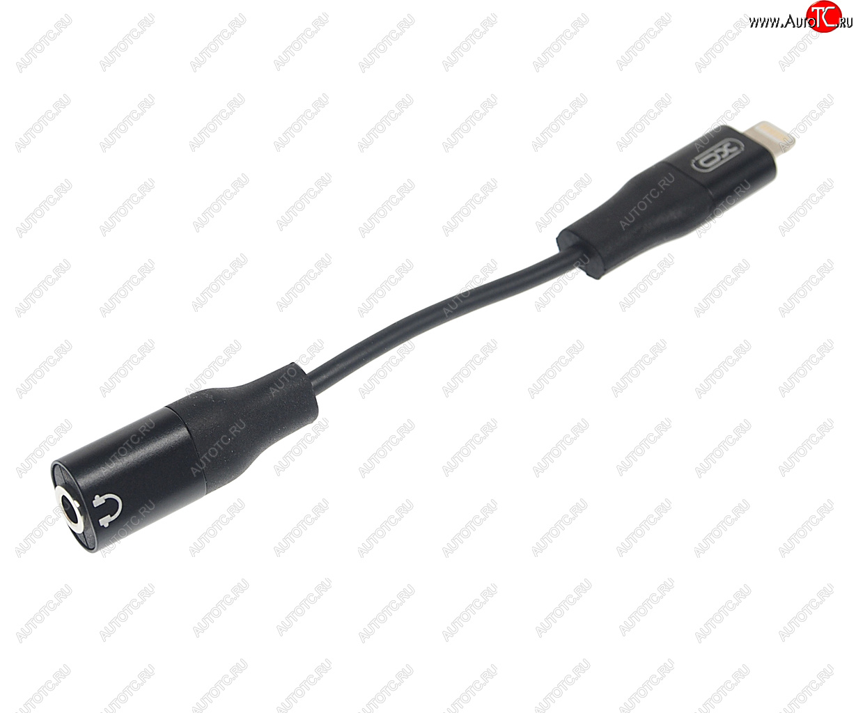 539 р. Переходник iPhone (5-) на jack 3.5 XO XO nb181a black  с доставкой в г. Кемерово