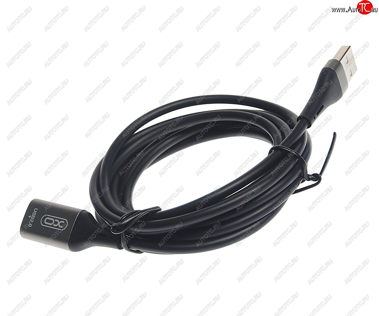 319 р. Кабель USB 2м удлинитель XO XO nb219 2m black  с доставкой в г. Кемерово