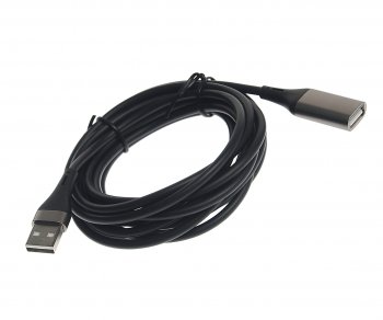 529 р. Кабель USB 3м удлинитель XO XO nb219 3m black  с доставкой в г. Кемерово. Увеличить фотографию 1