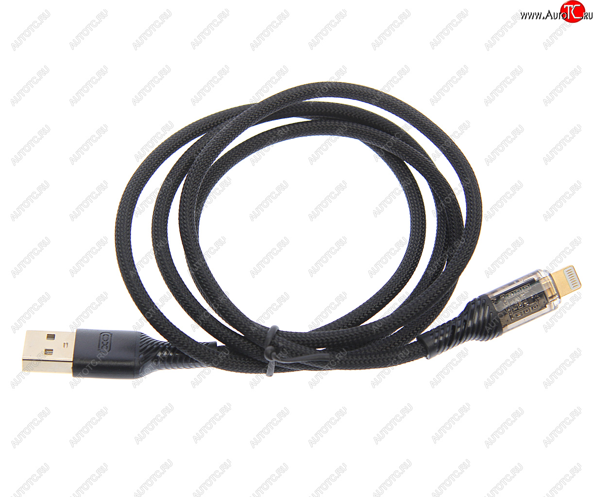 329 р. Кабель iPhone (5-) 1м черный XO XO nb229 black  с доставкой в г. Кемерово