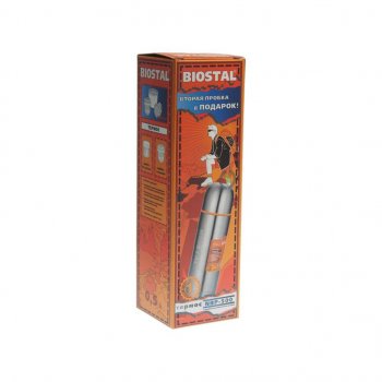 1 379 р. Термос 0.5л узкая горловина, круглая крышка Охота BIOSTAL BIOSTAL nbp-500  с доставкой в г. Кемерово. Увеличить фотографию 3