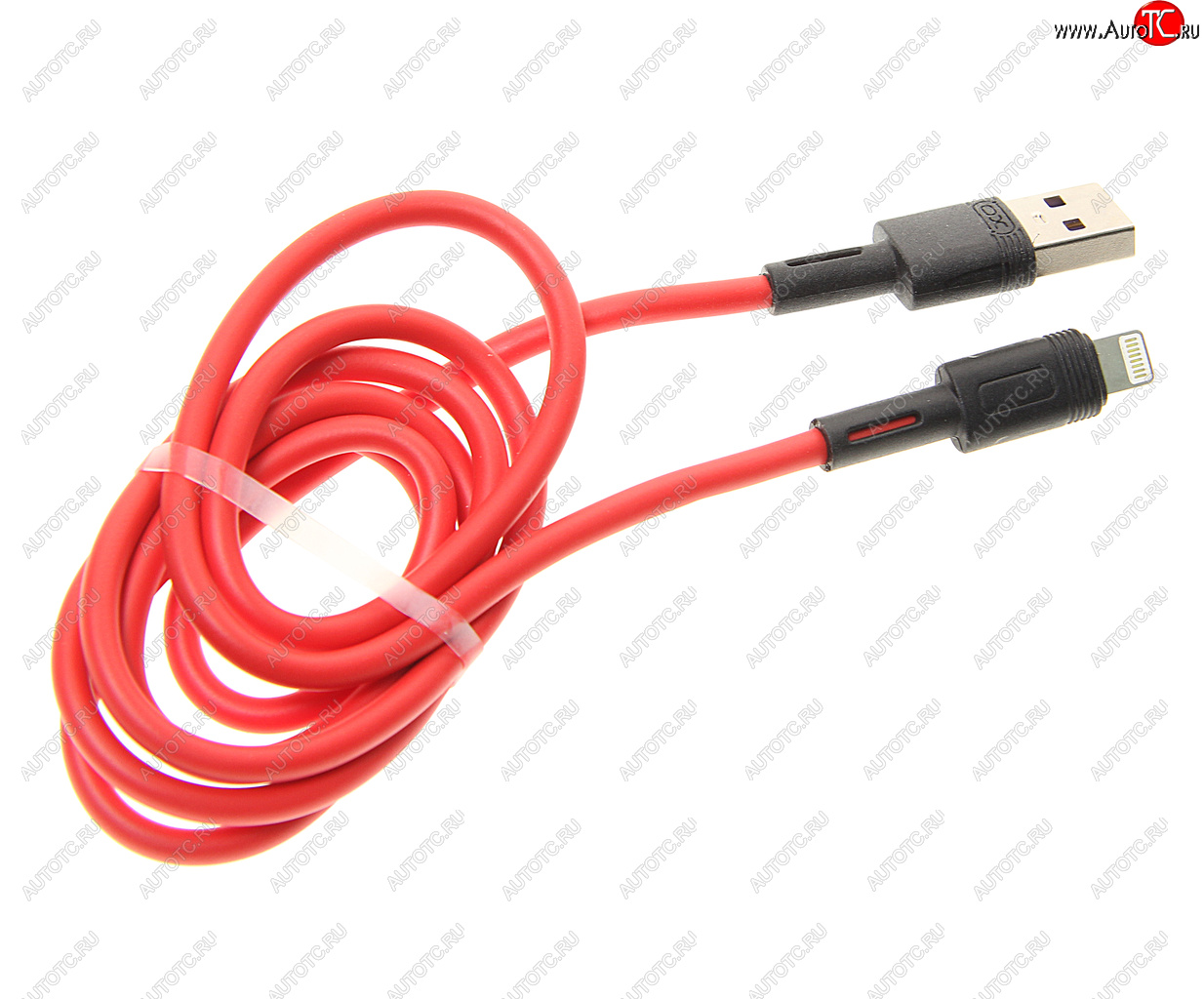 379 р. Кабель iPhone (5-) 1м красный XO XO nb-q166 red  с доставкой в г. Кемерово