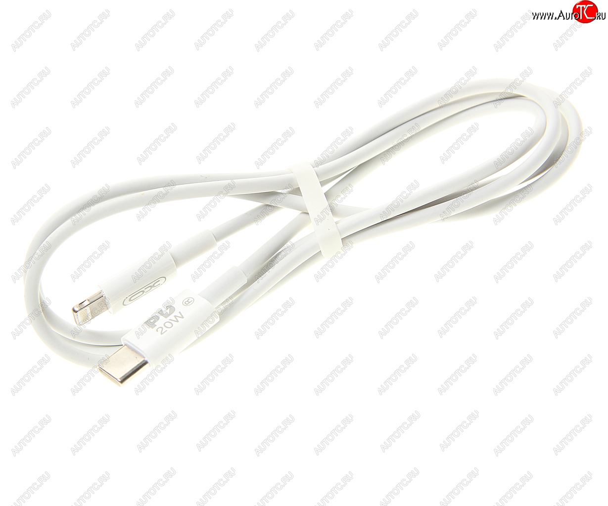 359 р. Кабель iPhone (5-)-USB Type C 1м белый XO XO nb-q189a white  с доставкой в г. Кемерово