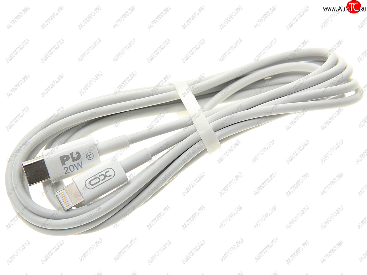 399 р. Кабель iPhone (5-)-USB Type C 2м белый XO XO nb-q189b white  с доставкой в г. Кемерово