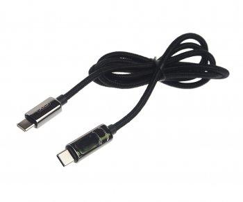 659 р. Кабель USB Type C-USB Type C 1м черный XO XO nb-q203b black XO nb-q203b black  с доставкой в г. Кемерово. Увеличить фотографию 1