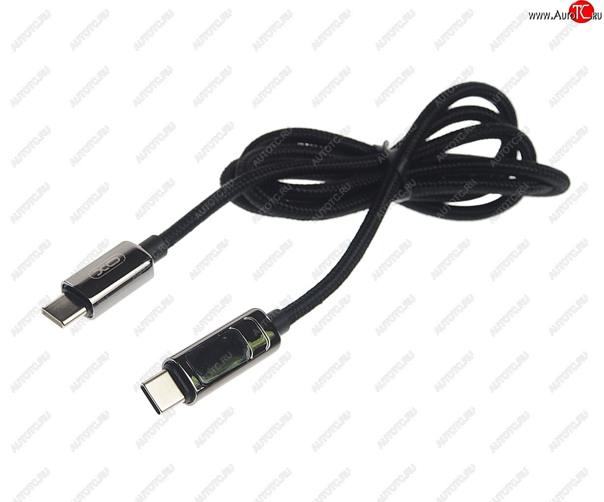 659 р. Кабель USB Type C-USB Type C 1м черный XO XO nb-q203b black XO nb-q203b black  с доставкой в г. Кемерово