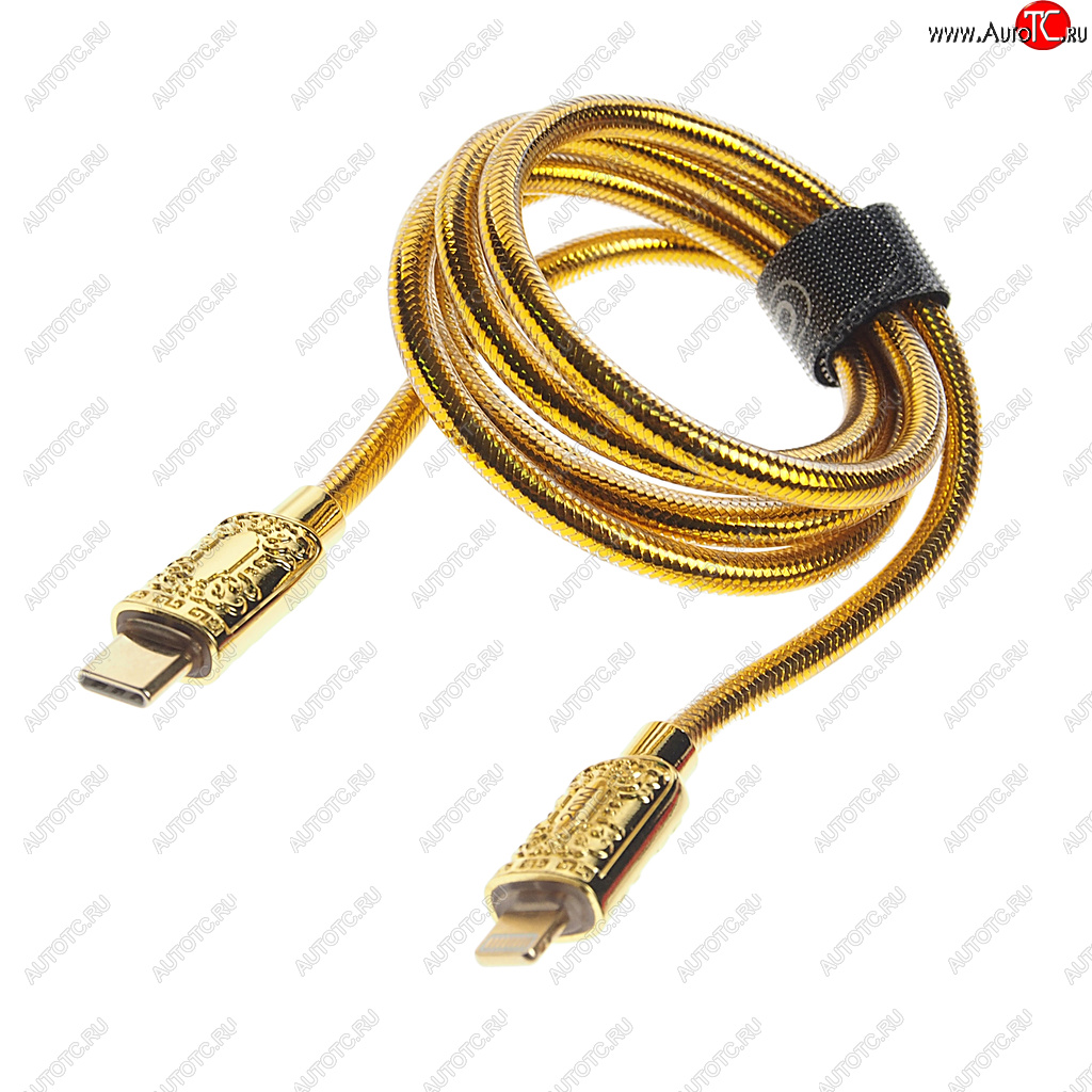 459 р. Кабель iPhone (5-)-USB Type C 1м золото XO XO nbq217a gold  с доставкой в г. Кемерово
