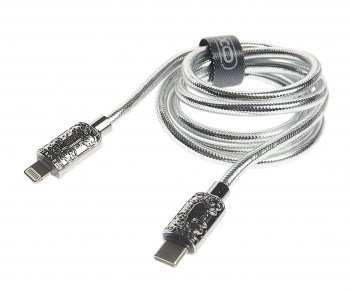 519 р. Кабель iPhone (5-)-USB Type C 1м серебро XO XO nbq217a silver  с доставкой в г. Кемерово. Увеличить фотографию 1