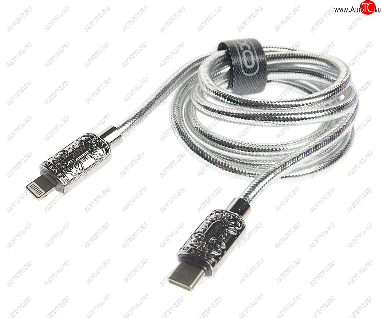 519 р. Кабель iPhone (5-)-USB Type C 1м серебро XO XO nbq217a silver  с доставкой в г. Кемерово