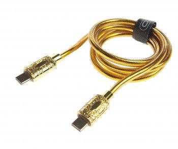 339 р. Кабель USB Type C-USB Type C 1м золото XO XO nbq217b gold  с доставкой в г. Кемерово. Увеличить фотографию 1