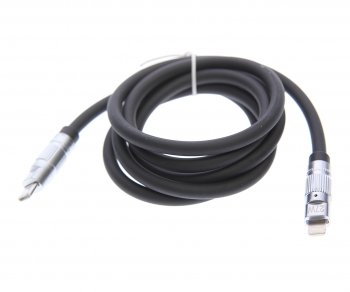 599 р. Кабель iPhone (5-)-USB Type C 1.2м черный XO XO nb-q228a black  с доставкой в г. Кемерово. Увеличить фотографию 1