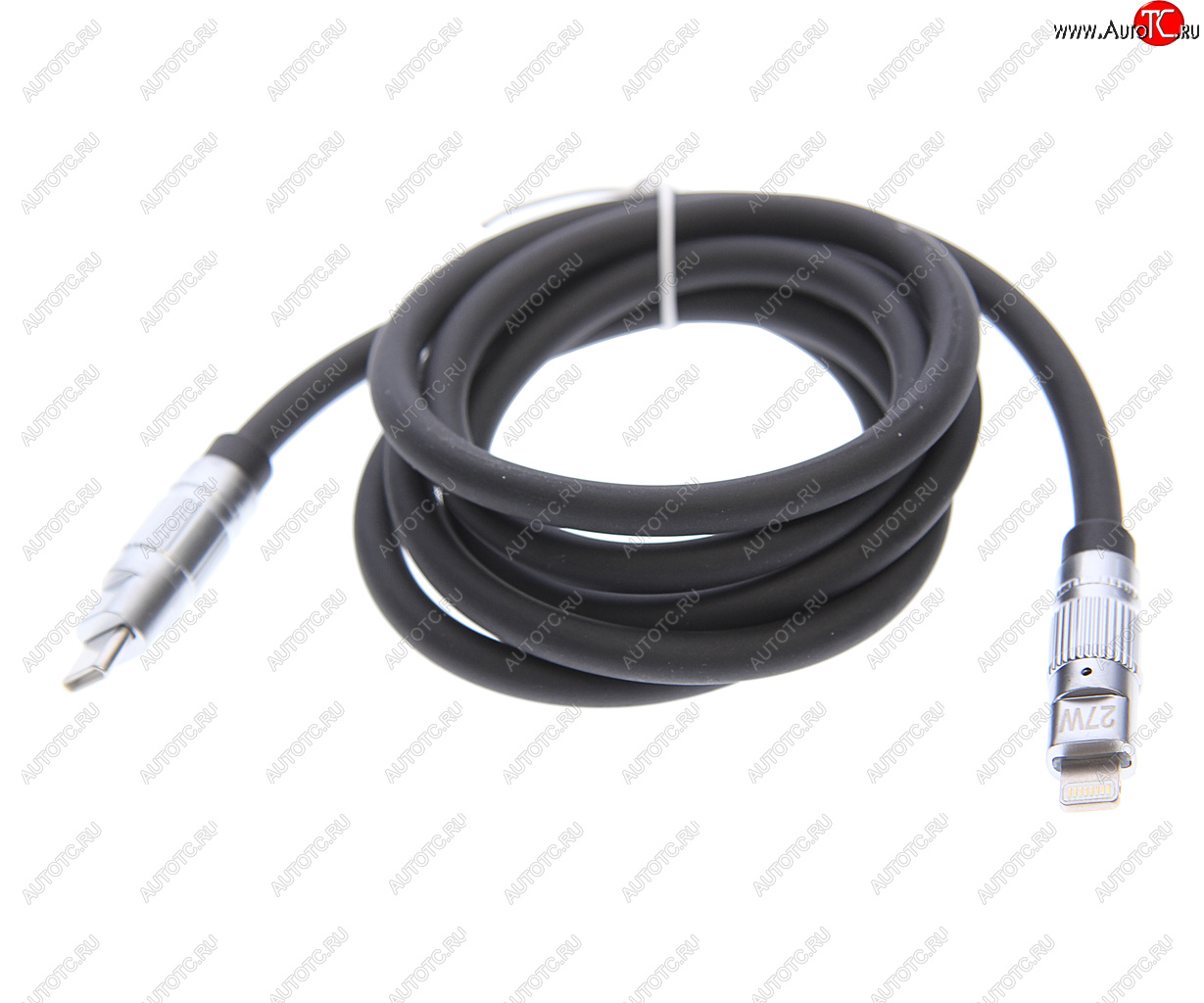 599 р. Кабель iPhone (5-)-USB Type C 1.2м черный XO XO nb-q228a black  с доставкой в г. Кемерово