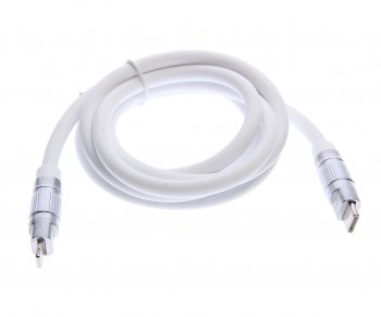 569 р. Кабель iPhone (5-)-USB Type C 1.2м белый XO XO nb-q228a white  с доставкой в г. Кемерово. Увеличить фотографию 2