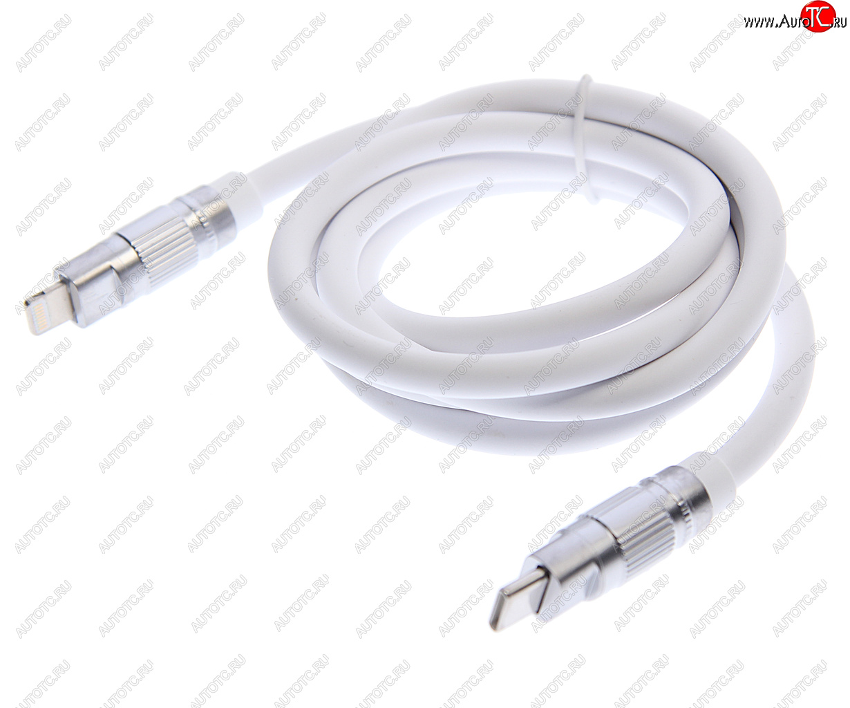 569 р. Кабель iPhone (5-)-USB Type C 1.2м белый XO XO nb-q228a white  с доставкой в г. Кемерово