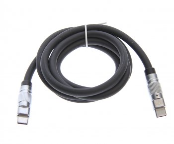 439 р. Кабель USB Type C-USB Type C 1.2м черный XO XO nb-q228b black  с доставкой в г. Кемерово. Увеличить фотографию 1