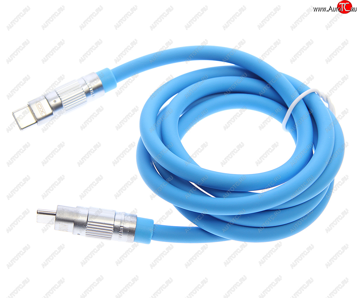 429 р. Кабель USB Type C-USB Type C 1.2м синий XO XO nb-q228b blue  с доставкой в г. Кемерово