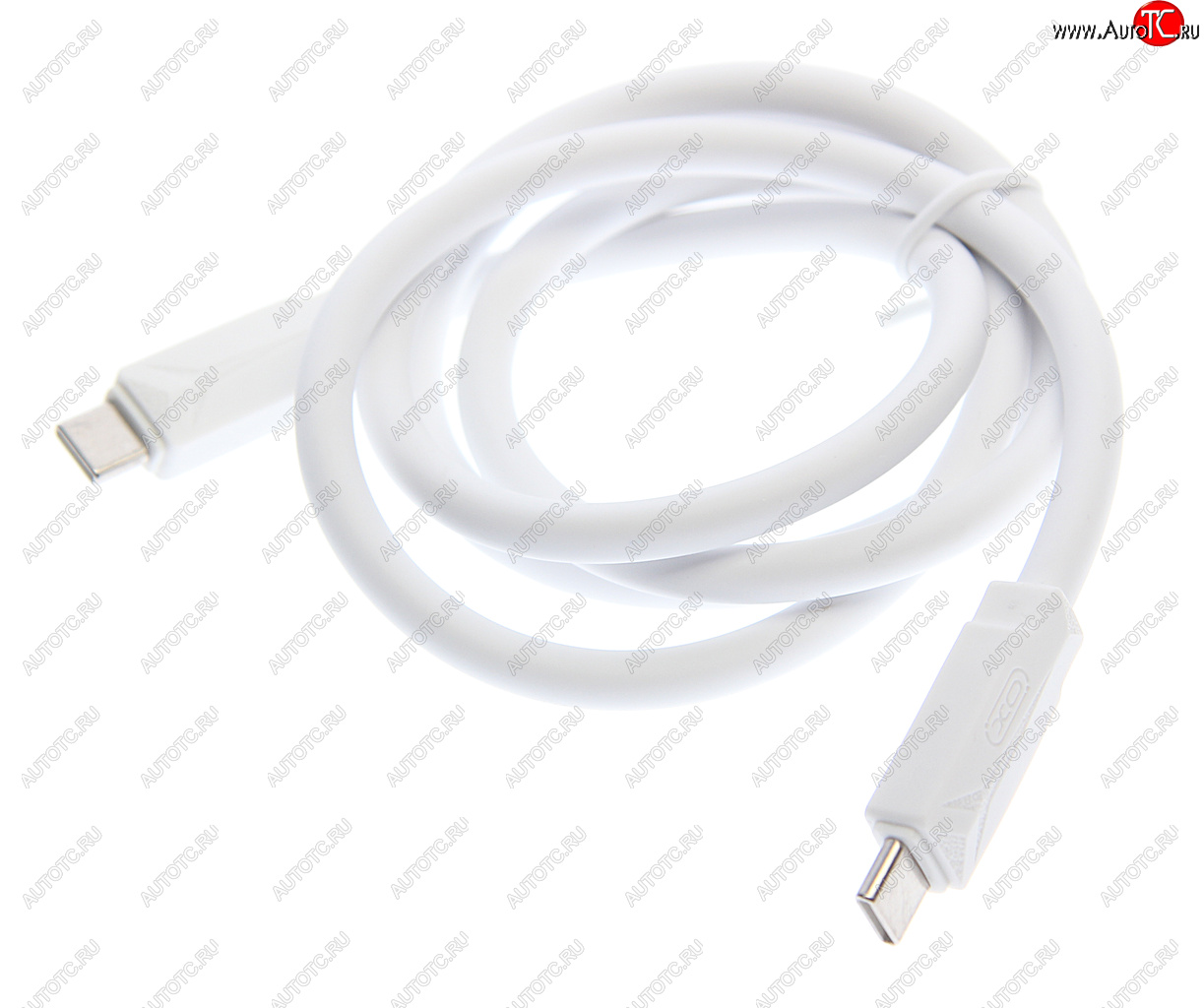 224 р. Кабель USB Type C-USB Type C 1м белый XO XO nbq233b white  с доставкой в г. Кемерово