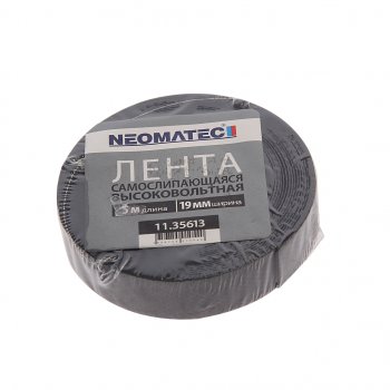 154 р. Изолента самослипающаяся 19ммх5м TERMINATOR TERMINATOR neomatec 11.35613  с доставкой в г. Кемерово. Увеличить фотографию 1