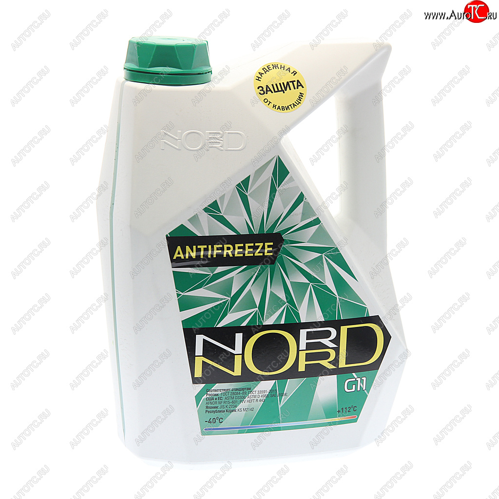 1 089 р. Антифриз зеленый -40C 5кг NORD NORD ng20362  с доставкой в г. Кемерово