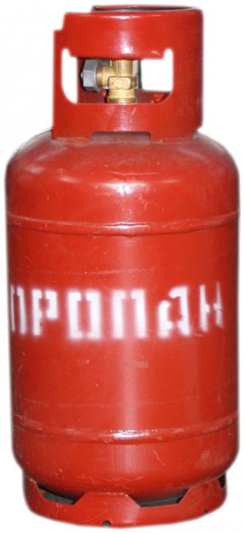 4 299 р. Баллон газовый пропан 12л 1.6МПа с вентилем НГЗА НГЗА нгза 12л  с доставкой в г. Кемерово. Увеличить фотографию 1