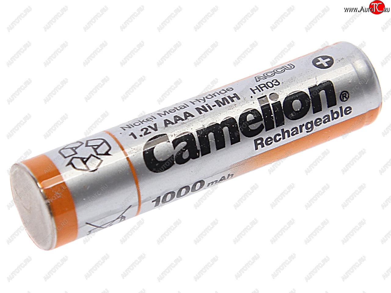 193 р. Батарейка AAA HR03 1.2V аккумулятор Ni-MH 1000mAh блистер 2шт. (цена за 1шт.) CAMELION CAMELION nh-aaa1000bp2  с доставкой в г. Кемерово
