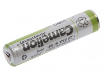 299 р. Батарейка AAA HR03 1.2V аккумулятор Ni-MH 1100mAh блистер 2шт. (цена за 1шт.) CAMELION CAMELION nh-aaa1100bp2  с доставкой в г. Кемерово. Увеличить фотографию 2