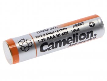 171 р. Батарейка AAA HR03 1.2V аккумулятор Ni-MH 800mAh блистер 2шт. (цена за 1шт.) CAMELION CAMELION nh-aaa800bp2  с доставкой в г. Кемерово. Увеличить фотографию 1