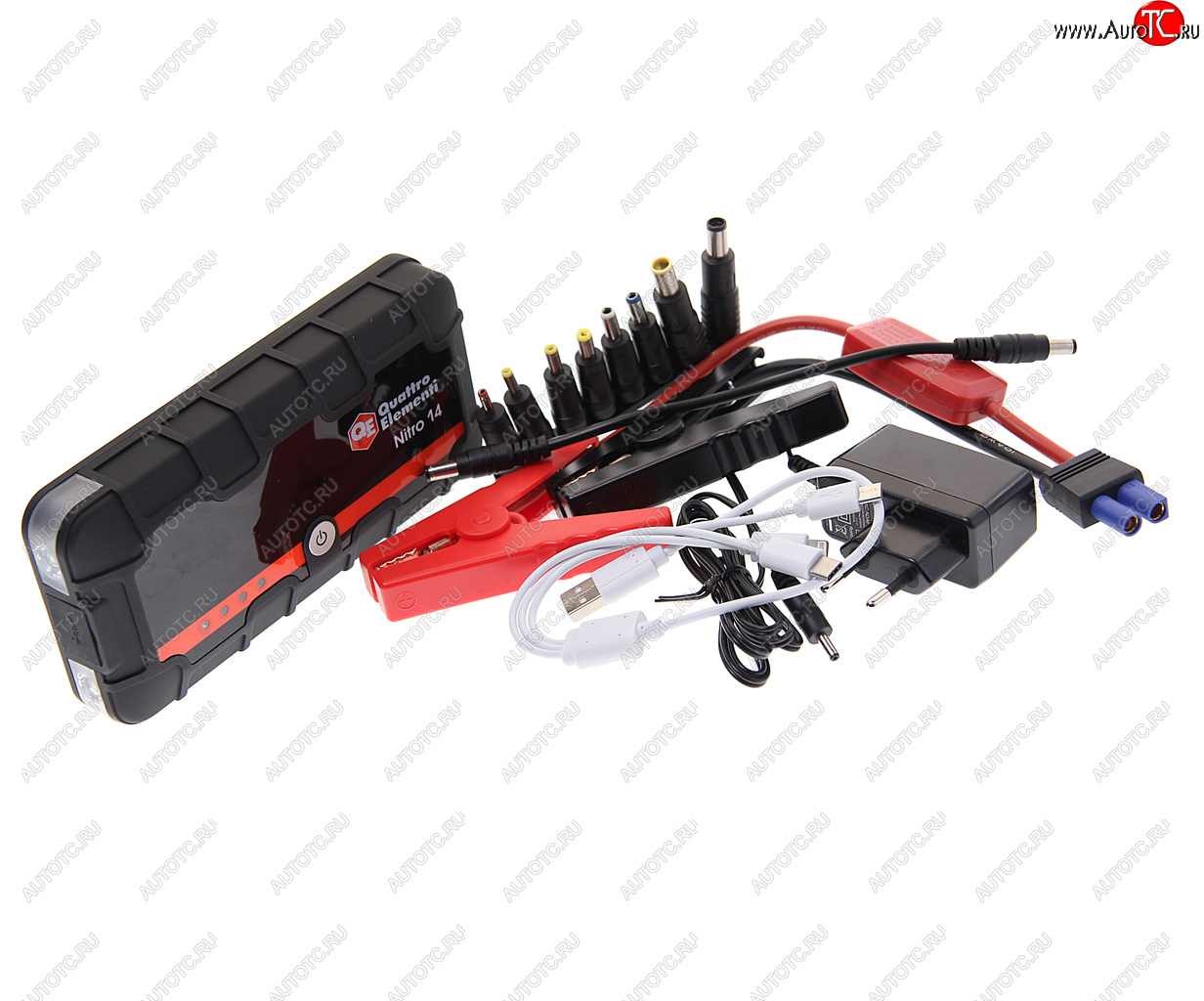 8 299 р. Устройство пусковое 12V 450A 14000мА/ч (power bank) QUATTRO ELEMENTI QUATTRO ELEMENTI nitro 14 QUATTRO ELEMENTI nitro 14  с доставкой в г. Кемерово