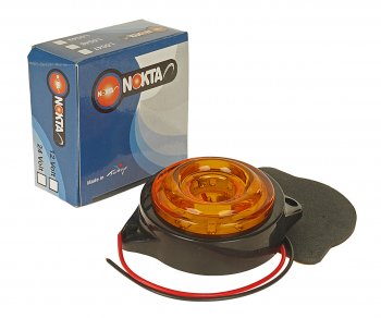 319 р. Фонарь габаритный LED 24V, круглый желтый (d=55мм 10-светодиодов,солнышко) NOKTA NOKTA нк-0047led ж NOKTA нк-0047led ж  с доставкой в г. Кемерово. Увеличить фотографию 1