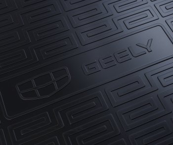 1 579 р. Коврик багажника GEELY Atlas (18-) полиуретан черный NORPLAST NORPLAST npa00-t24-020  с доставкой в г. Кемерово. Увеличить фотографию 2