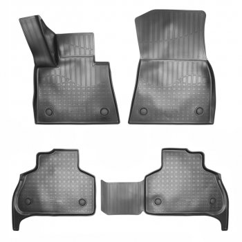 2 699 р. Коврик салона BMW X5 (G05) (18-) полиуретан черный (4 предмета) NORPLAST NORPLAST npa11-c07-710  с доставкой в г. Кемерово. Увеличить фотографию 1