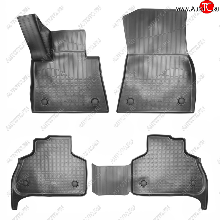 2 699 р. Коврик салона BMW X5 (G05) (18-) полиуретан черный (4 предмета) NORPLAST NORPLAST npa11-c07-710  с доставкой в г. Кемерово