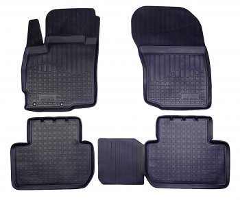 1 979 р. Коврик салона MITSUBISHI Outlander (12-) полиуретан (4 предм.) NORPLAST NORPLAST npa11-c59-510  с доставкой в г. Кемерово. Увеличить фотографию 1