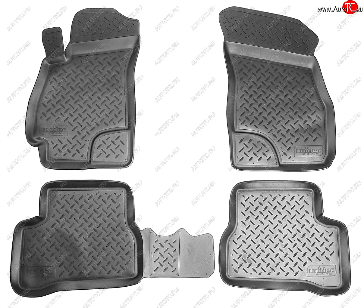 1 799 р. Коврик салона HYUNDAI Accent (00-) (ТАГАЗ) полиуретан (4 предм.) NORPLAST NORPLAST npl-po-31-03  с доставкой в г. Кемерово