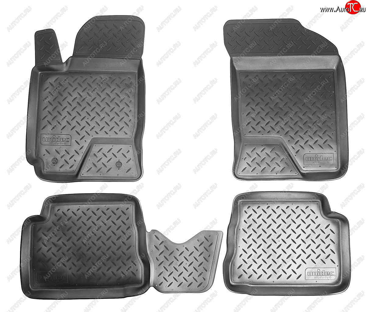 1 759 р. Коврик салона HYUNDAI Getz (02-) полиуретан (4 предм.) NORPLAST NORPLAST npl-po-31-10  с доставкой в г. Кемерово