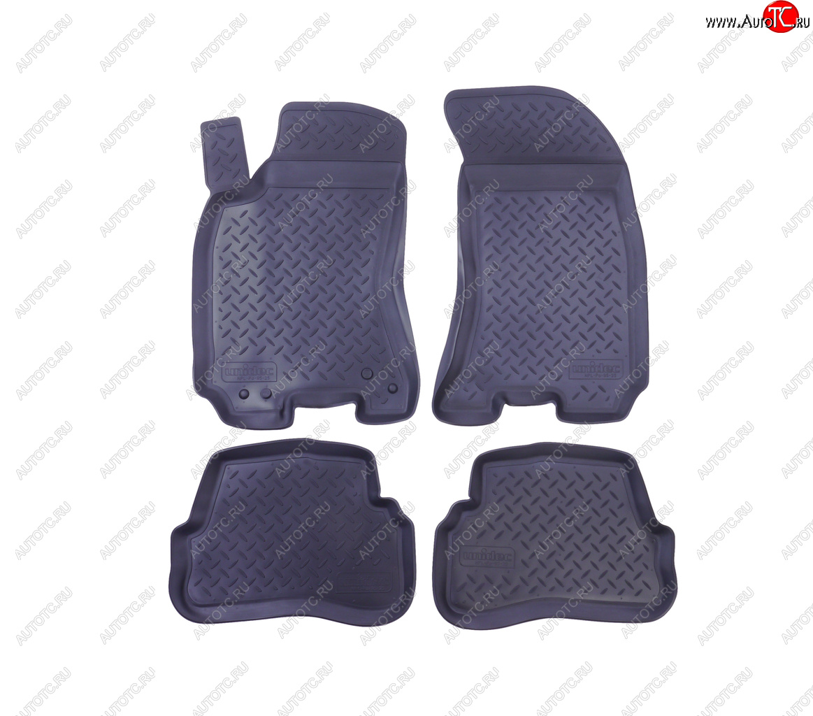 1 799 р. Коврик салона VW Passat B5 (00-05) полиуретан (4 предм.) NORPLAST NORPLAST npl-po-95-25  с доставкой в г. Кемерово