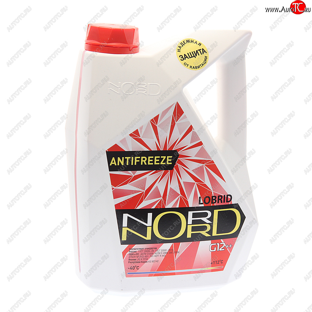 1 099 р. Антифриз красный -40C 5кг NORD NORD nr20249  с доставкой в г. Кемерово