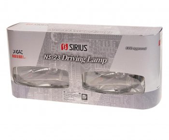 1 159 р. Фара дальнего света 12V 160х80мм белая комплект SIRIUS SIRIUS ns-23w  с доставкой в г. Кемерово. Увеличить фотографию 3