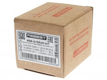 1 559 р. Втулка амортизатора NISSAN Almera (G15RA) (12-) (1.6) заднего комплект FEBEST FEBEST nsb-g15rar-kit  с доставкой в г. Кемерово. Увеличить фотографию 2