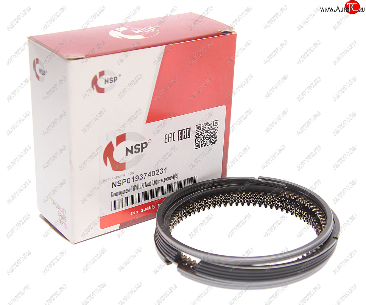 1 699 р. Кольца поршневые CHEVROLET Lacetti d+0.50 комплект NSP NSP nsp0193740231  с доставкой в г. Кемерово