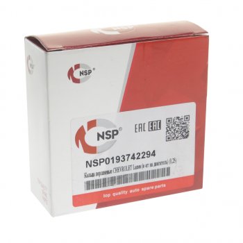 1 799 р. Кольца поршневые DAEWOO Nexia (95-) (1.5) (SOHC) CHEVROLET Lanos (97-) d+0.25 комплект NSP NSP nsp0193742294  с доставкой в г. Кемерово. Увеличить фотографию 2